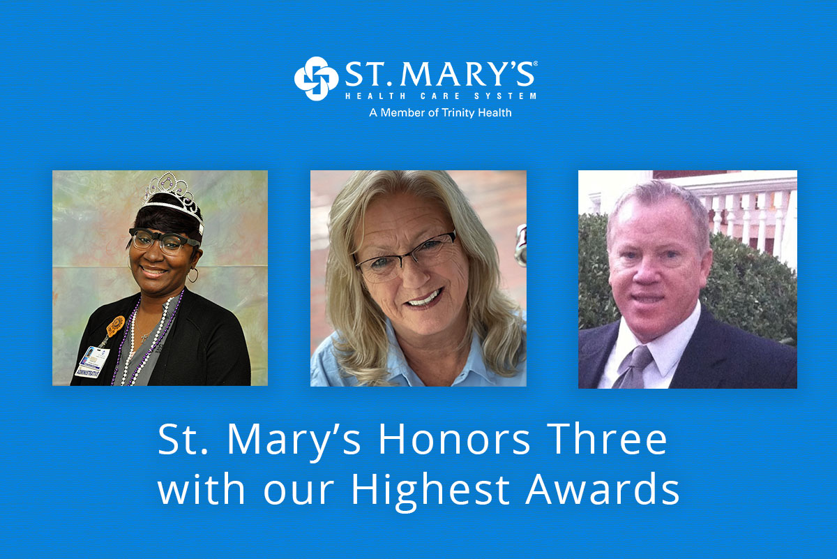 St. Mary’s Honors Three with our Highest Awards